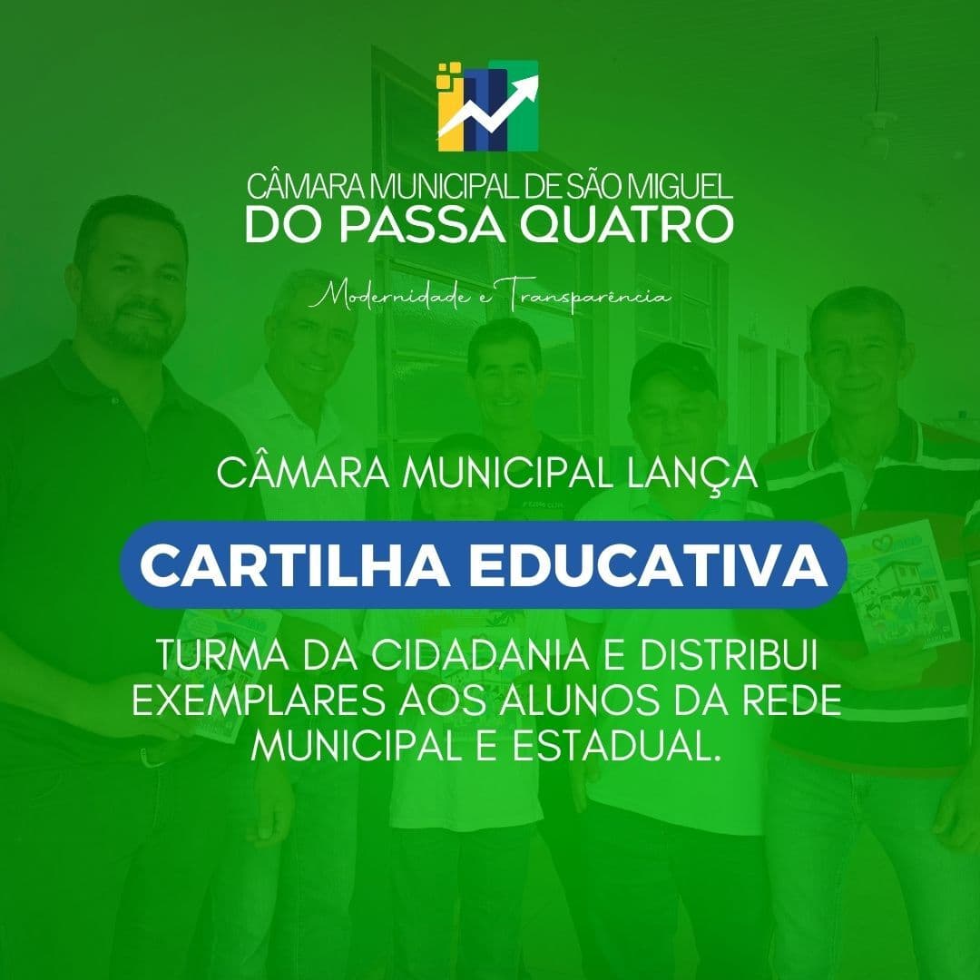 Lançamento da cartilha educativa Turma da Cidadania